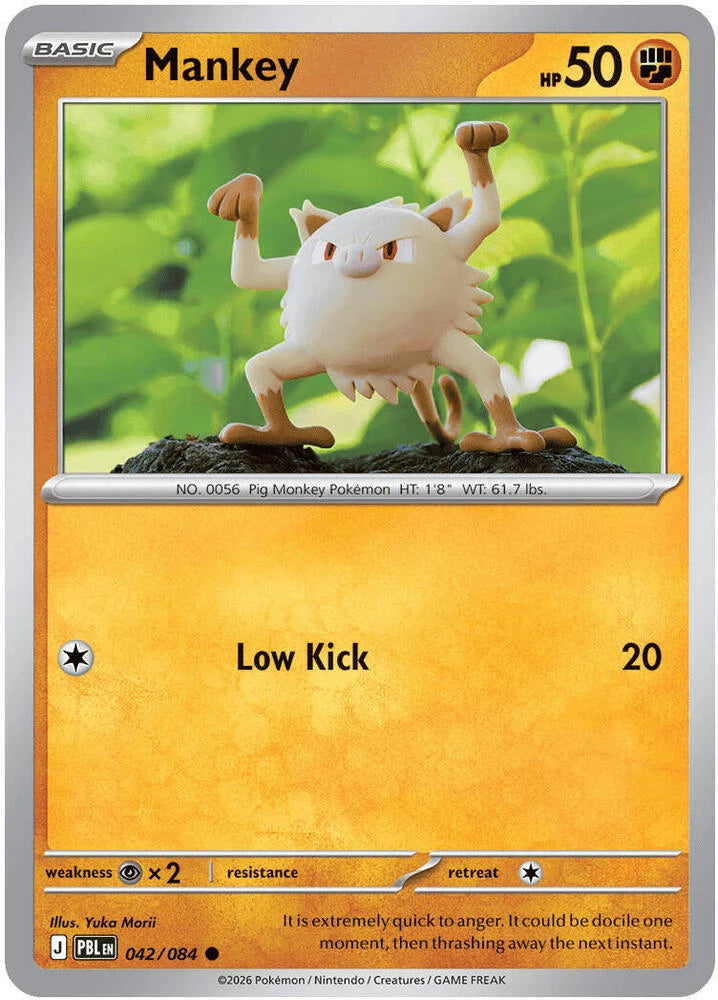 Mankey [Common] #042/084 - Pitch Black