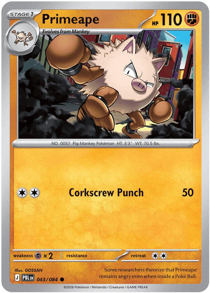 Primeape [Common] #043/084 - Pitch Black
