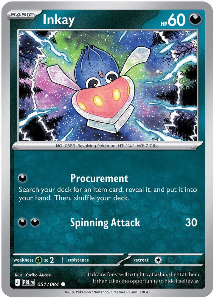 Inkay [Common] #051/084 - Pitch Black