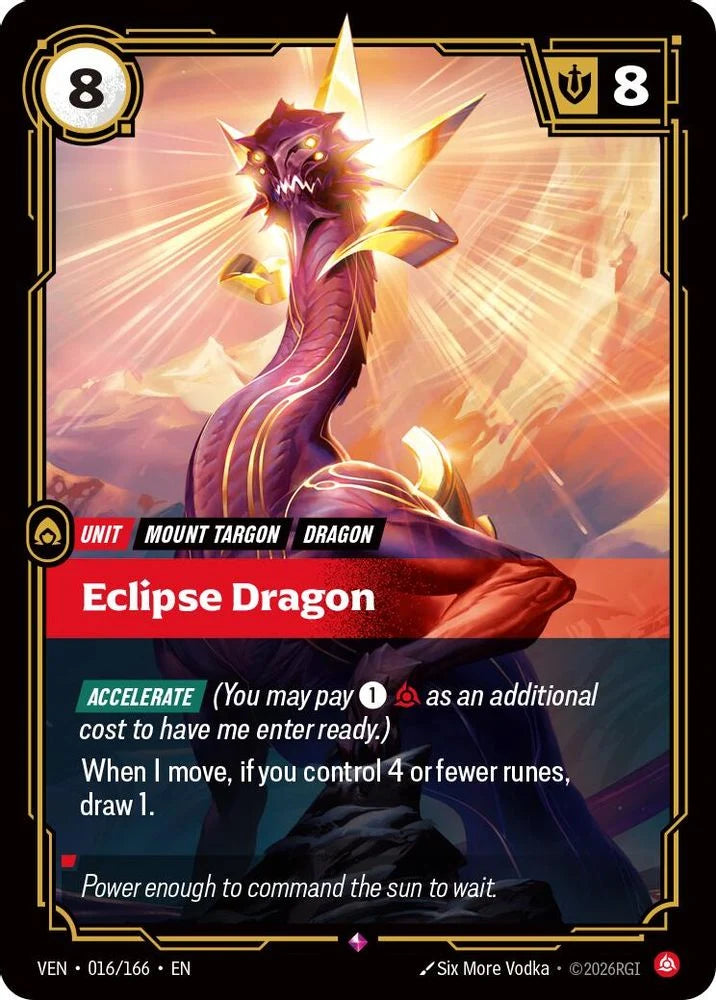 Eclipse Dragon [Rare] #016/166 - Vendetta