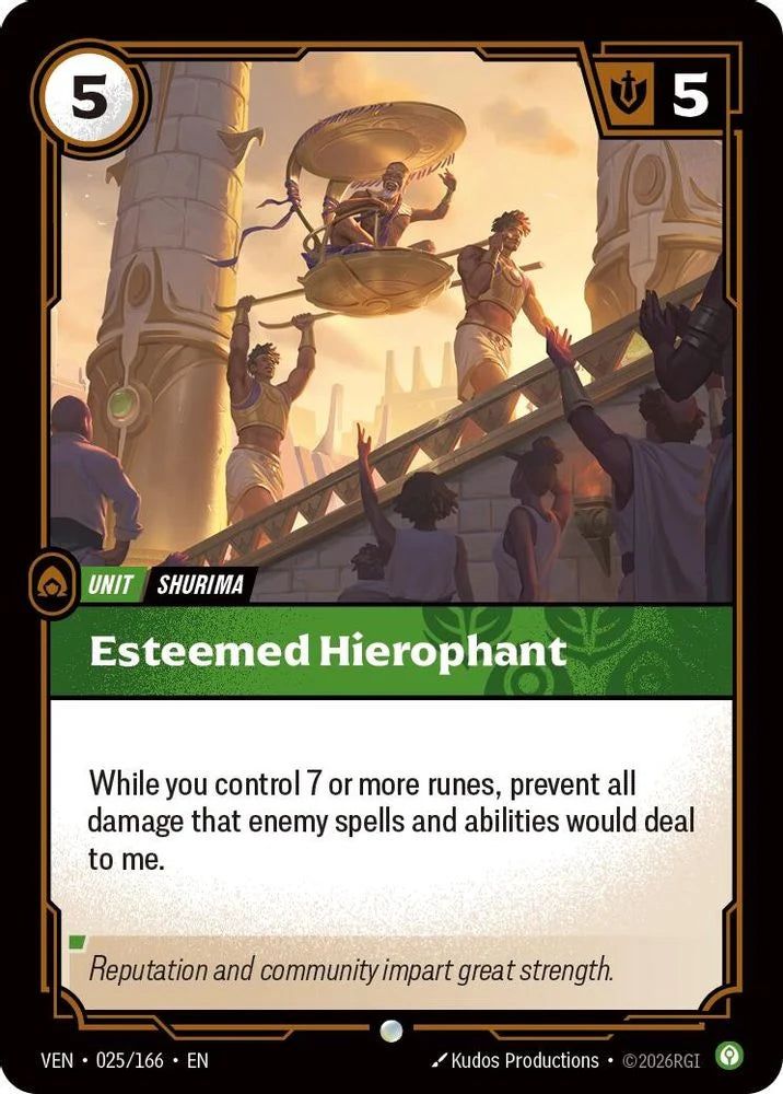 Esteemed Hierophant [Common] #025/166 - Vendetta