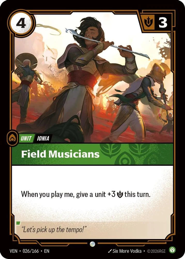Field Musicians [Common] #026/166 - Vendetta