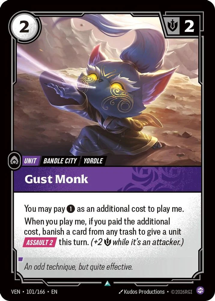 Gust Monk [Uncommon] #101/166 - Vendetta