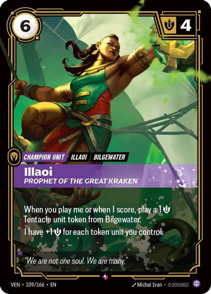 Illaoi, Prophet of the Great Kraken [Rare] #109/166 - Vendetta