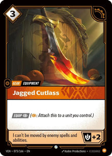 Jagged Cutlass [Common] #073/166 - Vendetta