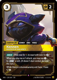 Kennen, Keeper of Balance [Rare] #135/166 - Vendetta