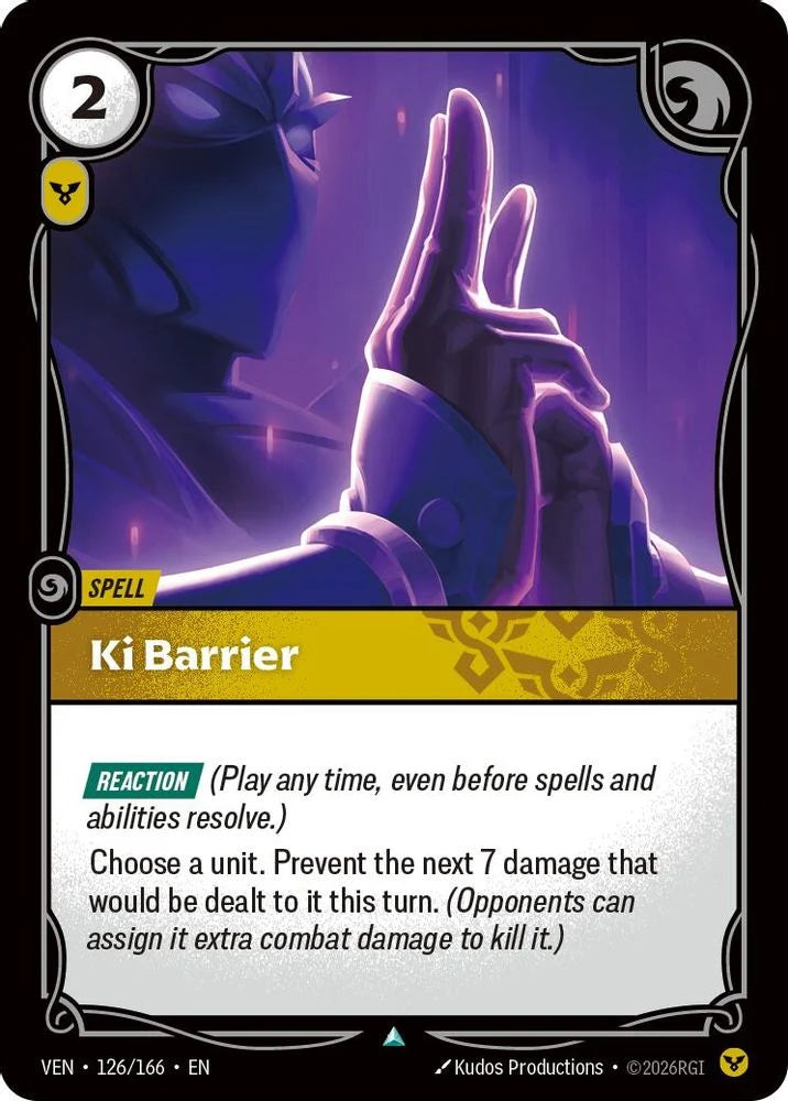 Ki Barrier [Uncommon] #126/166 - Vendetta