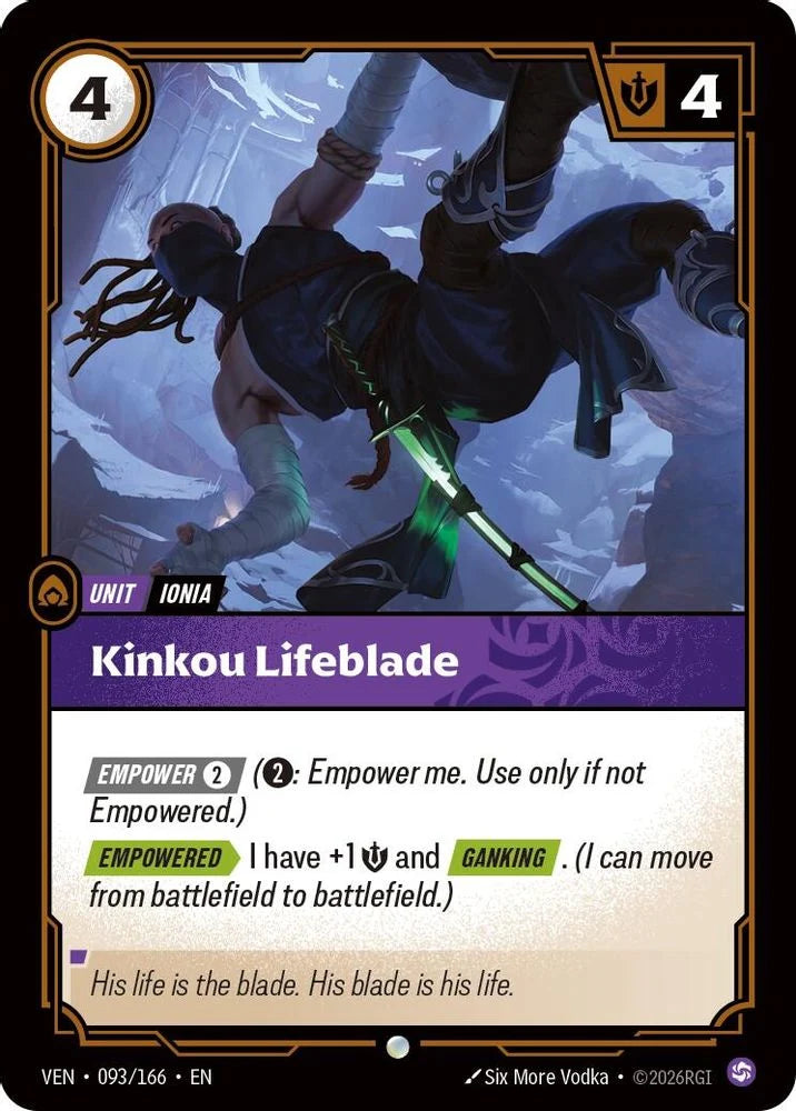 Kinkou Lifeblade [Common] #093/166 - Vendetta