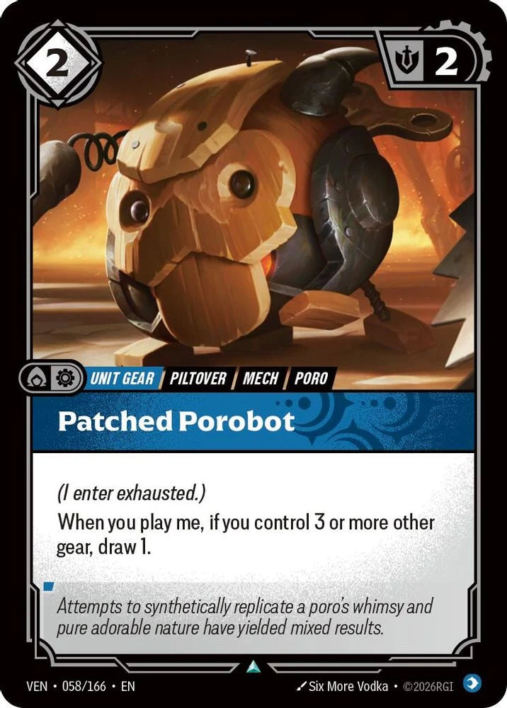 Patched Porobot [Uncommon] #058/166 - Vendetta