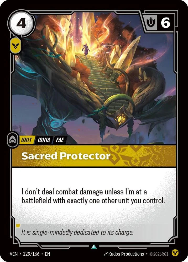 Sacred Protector [Uncommon] #129/166 - Vendetta