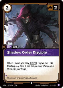 Shadow Order Disciple [Common] #095/166 - Vendetta