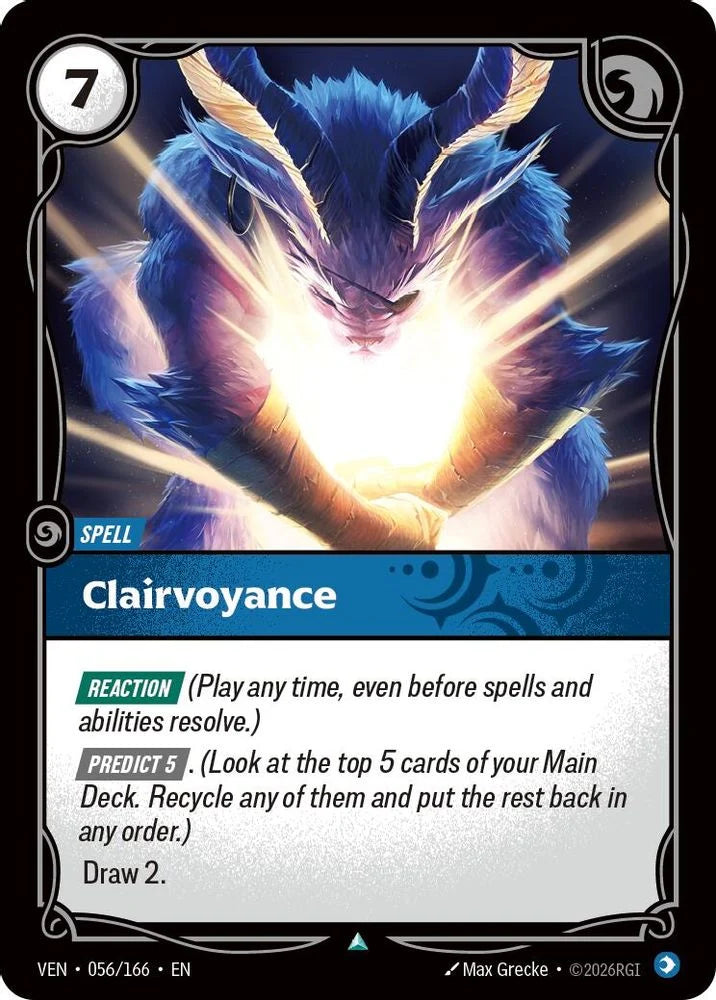 Clairvoyance [Uncommon] #056/166 - Vendetta