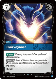 Clairvoyance [Uncommon] #056/166 - Vendetta