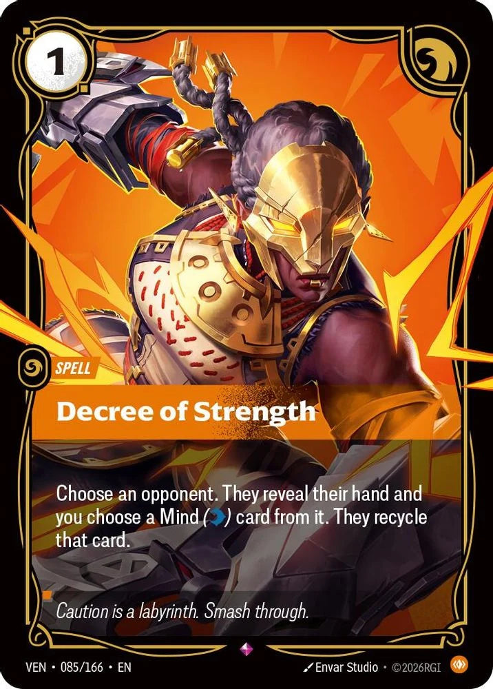 Decree of Strength [Rare] #085/166 - Vendetta
