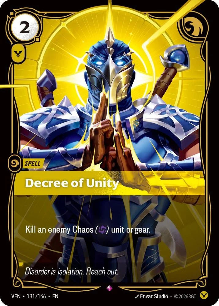 Decree of Unity [Rare] #131/166 - Vendetta