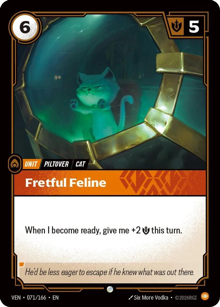 Fretful Feline [Common] #071/166 - Vendetta