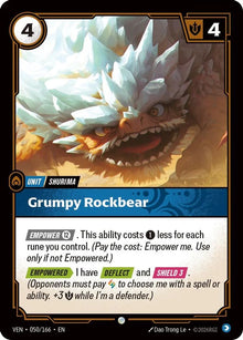 Grumpy Rockbear [Common] #050/166 - Vendetta