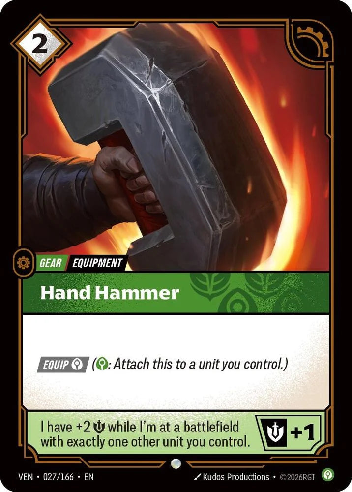 Hand Hammer [Common] #027/166 - Vendetta