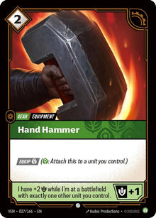 Hand Hammer [Common] #027/166 - Vendetta