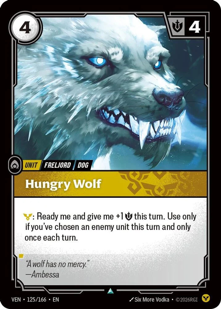 Hungry Wolf [Uncommon] #125/166 - Vendetta