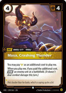 Masa, Crashing Thunder [Common] #120/166 - Vendetta