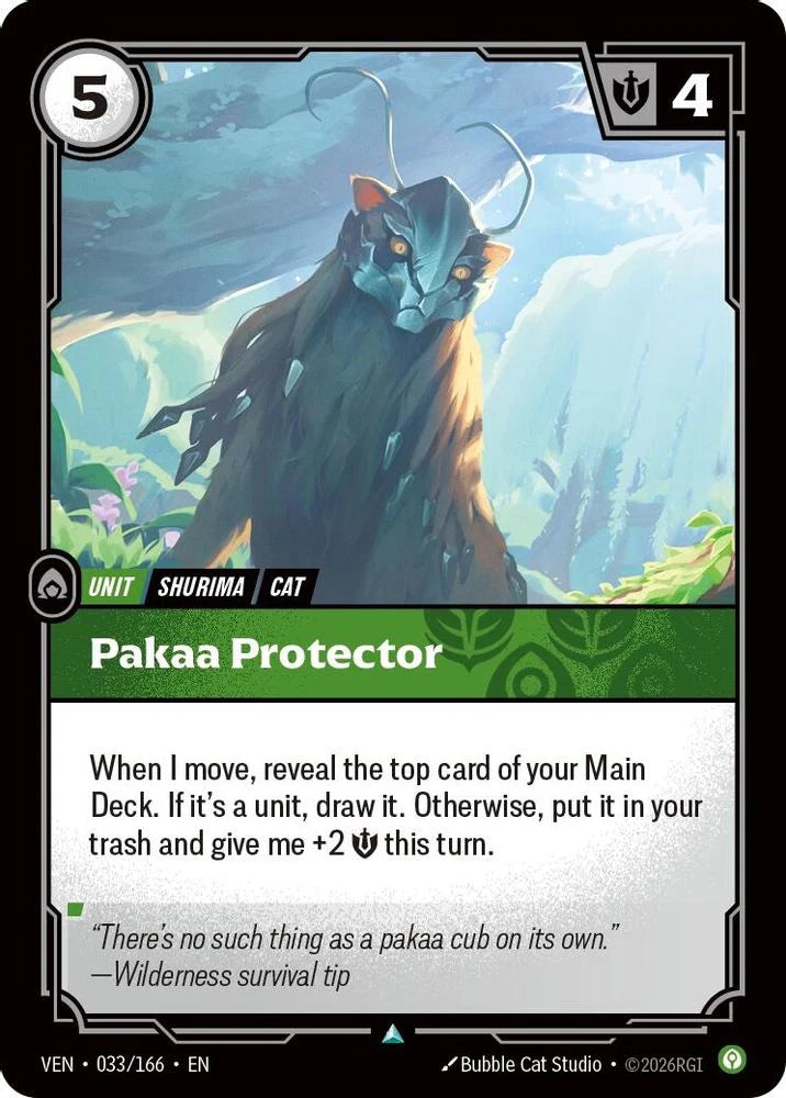 Pakaa Protector [Uncommon] #033/166 - Vendetta