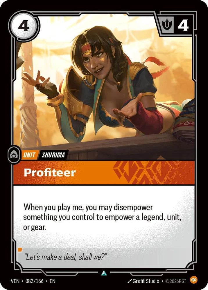 Profiteer [Uncommon] #082/166 - Vendetta