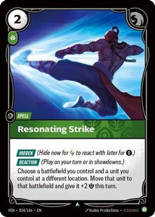 Resonating Strike [Uncommon] #034/166 - Vendetta