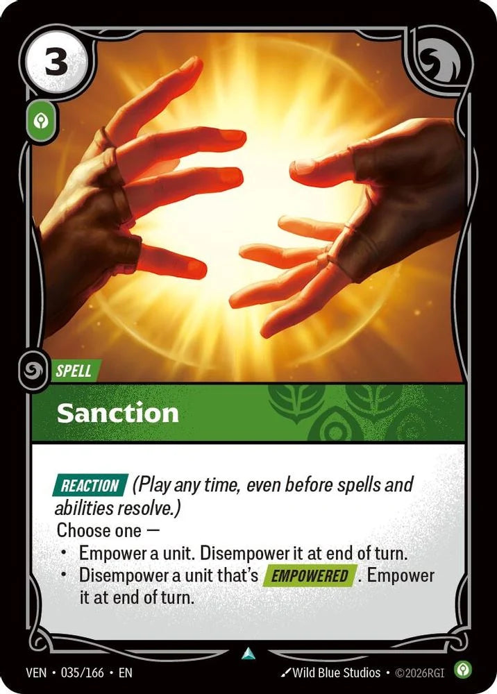Sanction [Uncommon] #035/166 - Vendetta