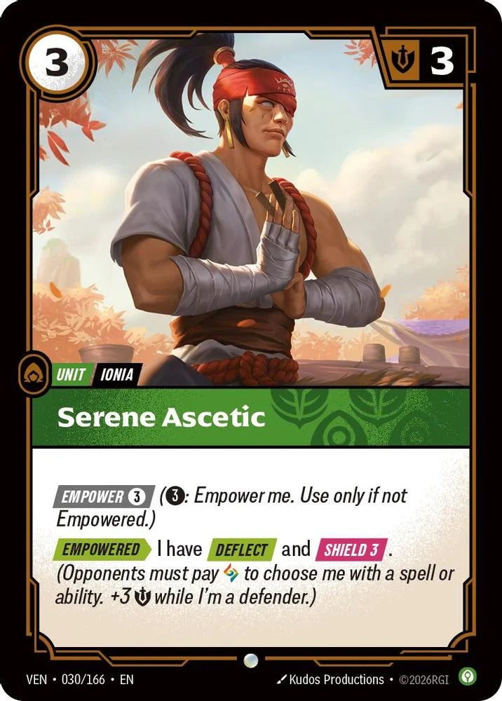 Serene Ascetic [Common] #030/166 - Vendetta