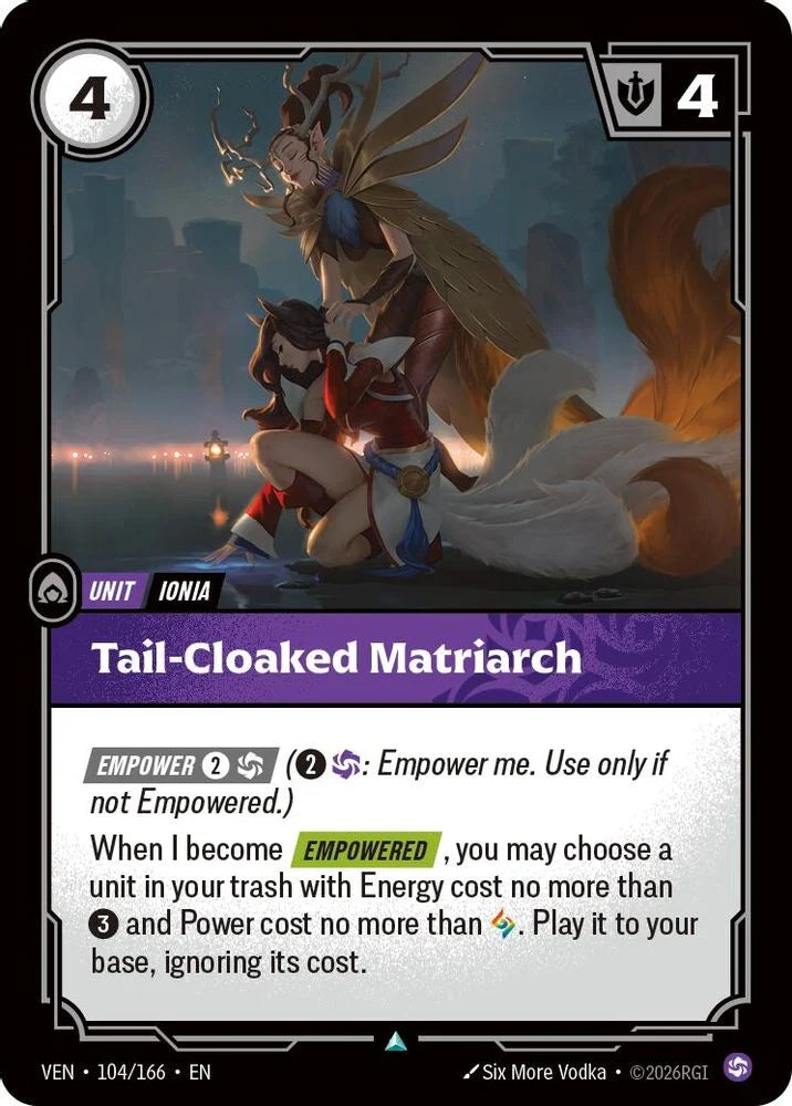 Tail-Cloaked Matriarch [Uncommon] #104/166 - Vendetta