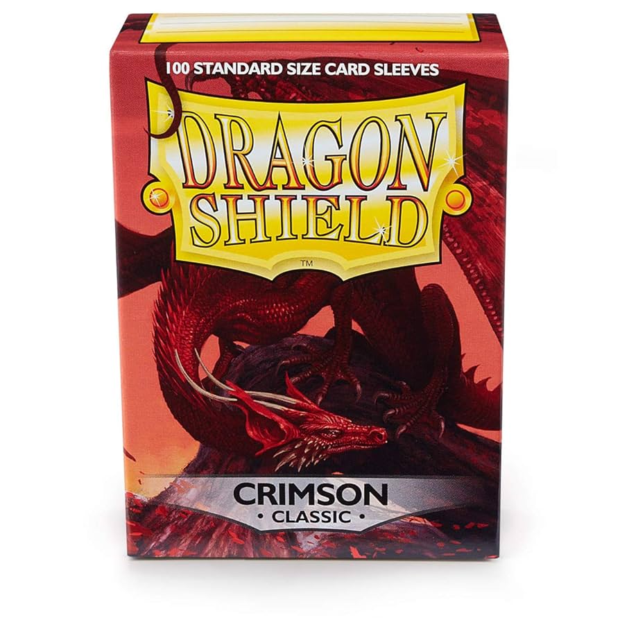 Dragon Shield: Classic Crimson Sleeves (100ct)