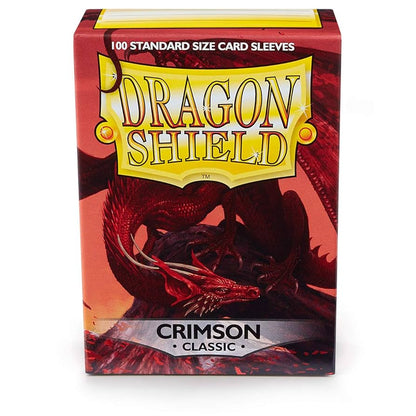 Dragon Shield: Classic Crimson Sleeves (100ct)
