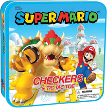 Super Mario Checkers & Tic-Tac-Toe