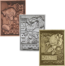 Sonic Digiplates - 3 Metal Cards/Phone Stands
