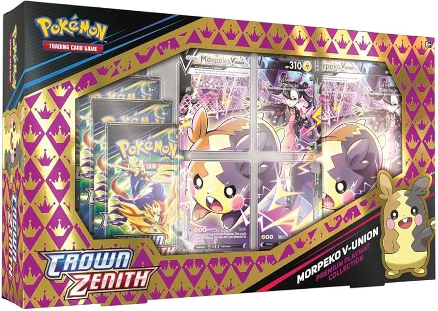 Pokemon: Crown Zenith - Morpeko V-Union Premium Playmat Collection