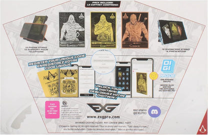Assassins Creed - 3 Collectible Metal Cards & Phone Stand