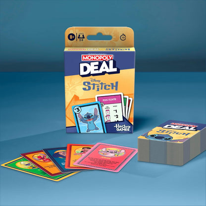 Monopoly Deal: Disney Stitch Edition Card Game