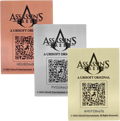 Assassins Creed - 3 Collectible Metal Cards & Phone Stand