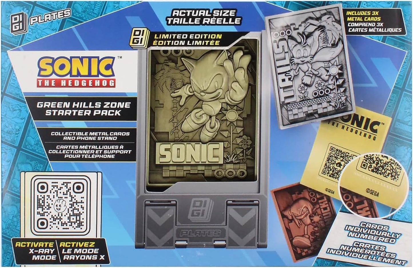 Sonic Digiplates - 3 Metal Cards/Phone Stands