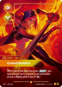 Fiora - Grand Duelist [Overnumbered] SFD 251/221 - Riftbound Spiritforged