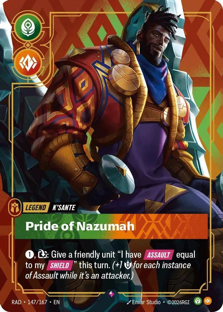 K'Sante, Pride of Nazumah [Rare] #147/167 - Radiance