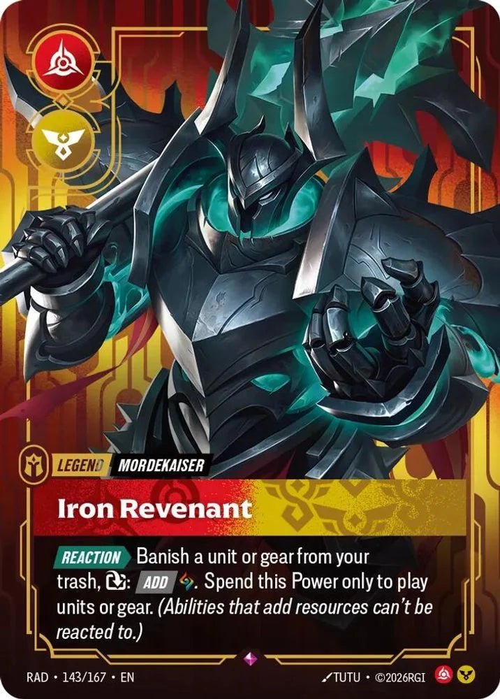 Mordekaiser, Iron Revenant [Rare] #143/167 - Radiance