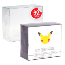 Evoretro: Plastic Display Case Protector for Pokemon ETB (5cnt)