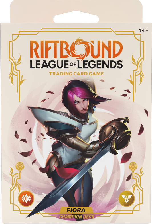 RIFTBOUND LEAGUE OF LEGENDS TCG SPIRITFORGED CHAMPION DECK [FIORA]