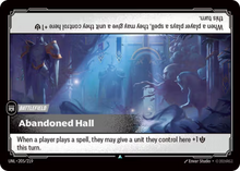 Abandoned Hall [Battlefield] UNL 205/219 - Riftbound Unleashed