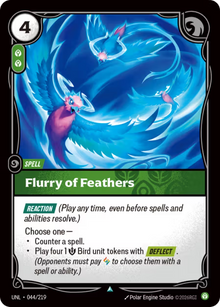 Flurry of Feathers [Uncommon] UNL 044/219 - Riftbound Unleashed