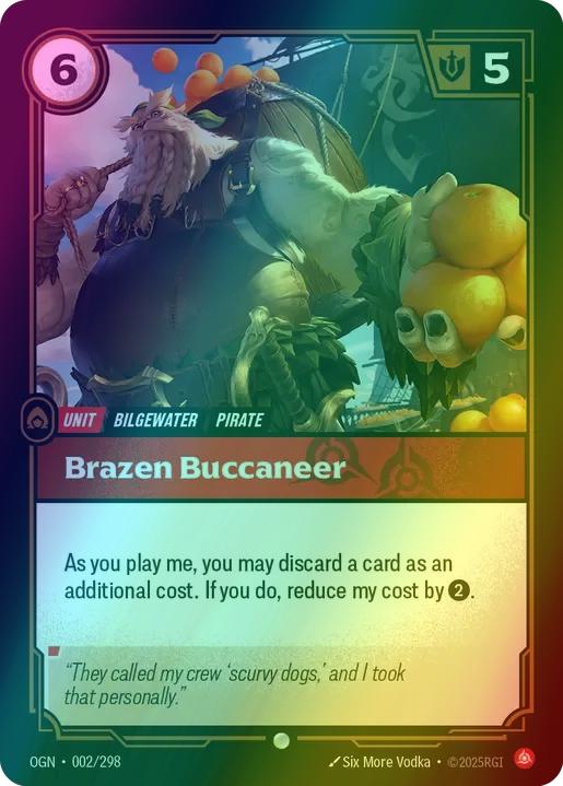 Brazen Buccaneer [Foil] #002/298 - Origins
