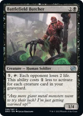 Battlefield Butcher - MTG The Brothers' War U 86