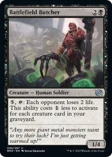 Battlefield Butcher - MTG The Brothers' War U 86